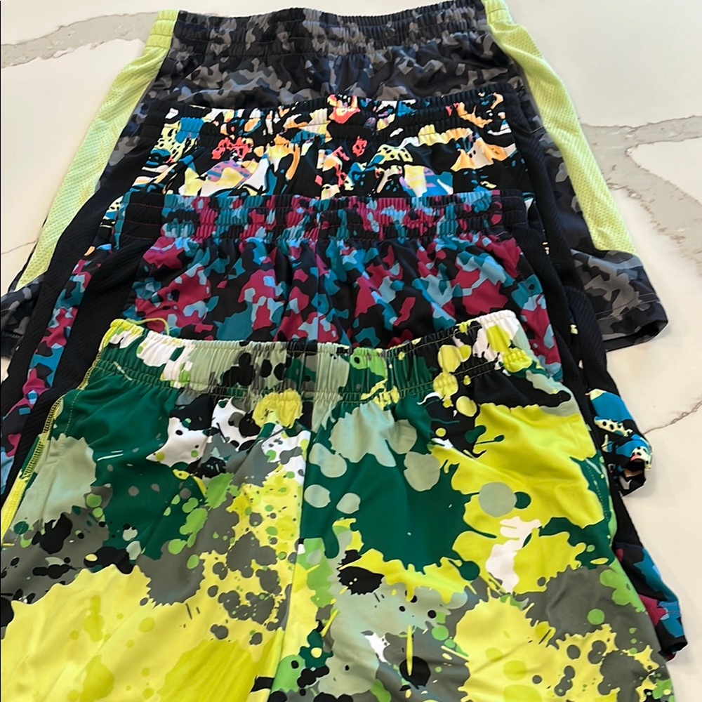 Dry Tek Big Boy Shorts. Bundle of 4. New worn Sz. Lg 14-16